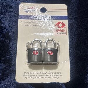 American Tourister TSA Approved Padlocks - Black